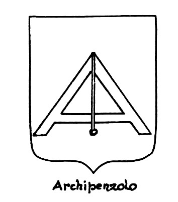 Imagem do termo heráldico: Archipenzolo
