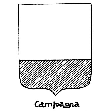 Image of the heraldic term: Campagna