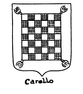 Imagem do termo heráldico: Carello
