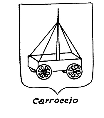 Imagem do termo heráldico: Carroccio