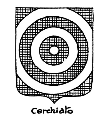 Imagem do termo heráldico: Cerchiato