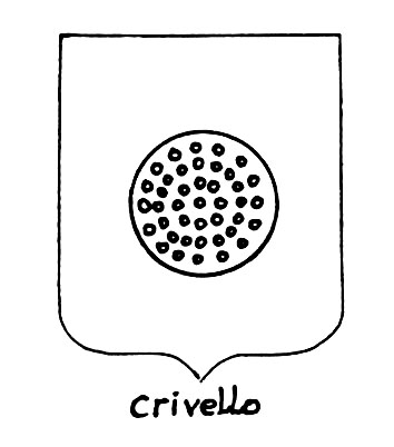 Imagem do termo heráldico: Crivello
