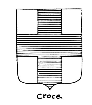 Imagem do termo heráldico: Croce