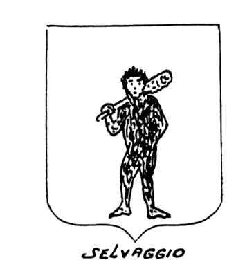 Imagen del término heráldico: Selvaggio