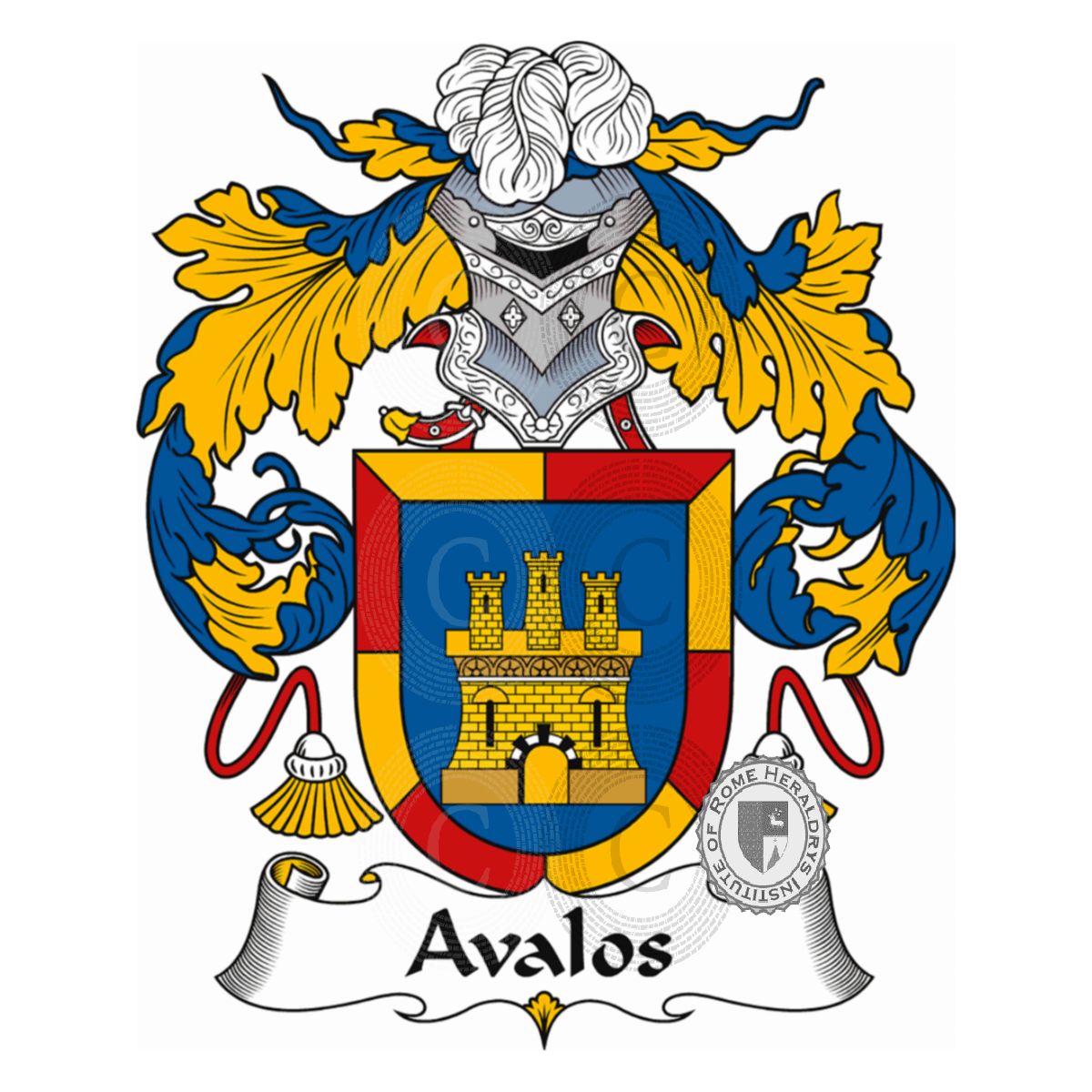 Avalos Familia Her Ldica Genealog A Escudo Avalos