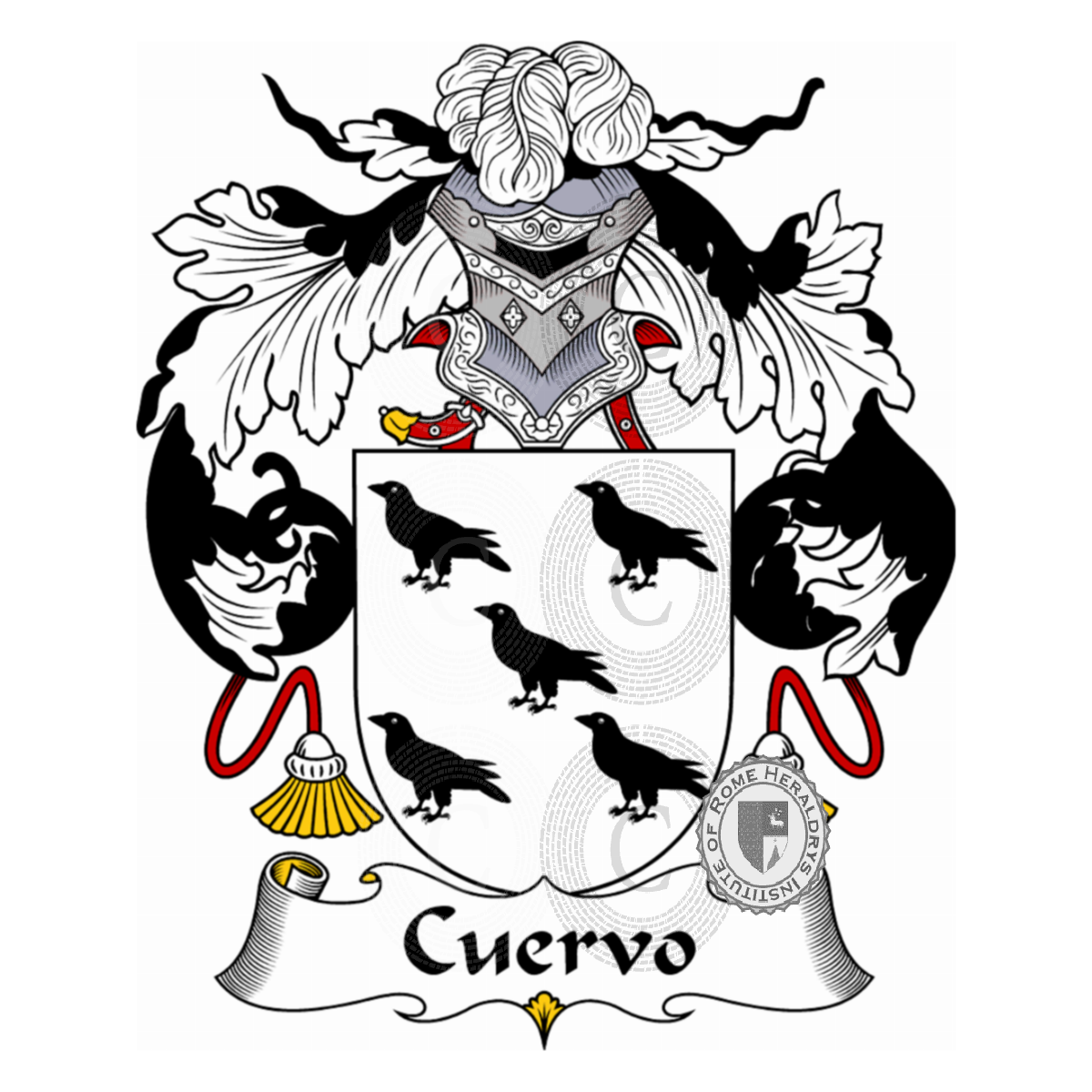 Coat of arms of familyCuervo