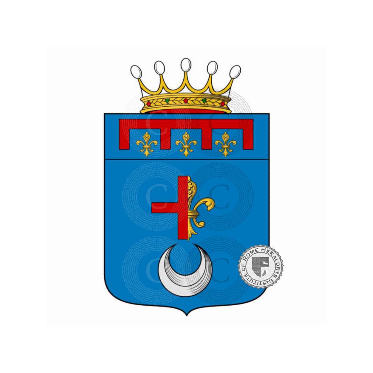 Escudo de la familiada Santa Croce, da Santa Croce,Santa Croce,Santacroce Publicola