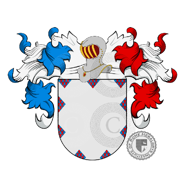Coat of arms of family Pavão