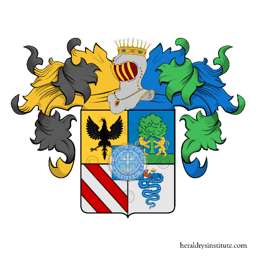 Coat of arms of family Mandelli