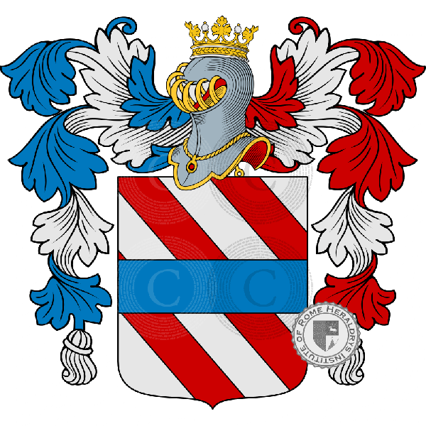 Coat of arms of family Santacroce