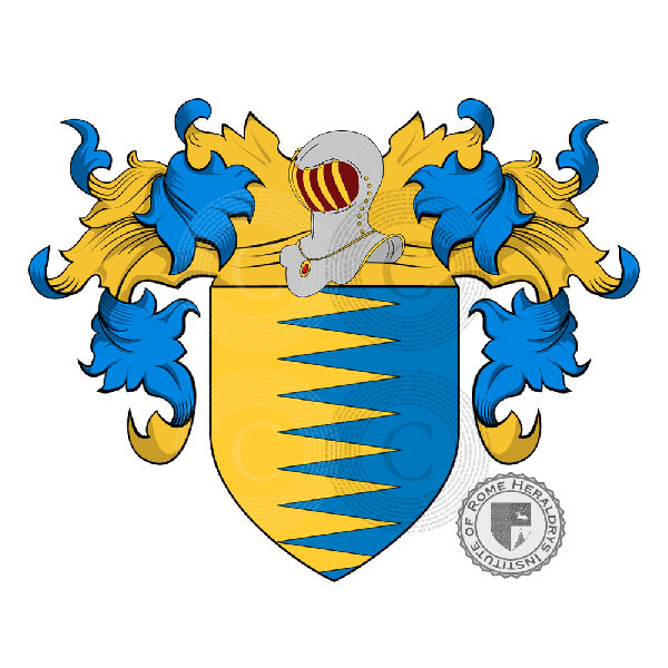 Coat of arms of family Santacroce (Napoli, Barletta)