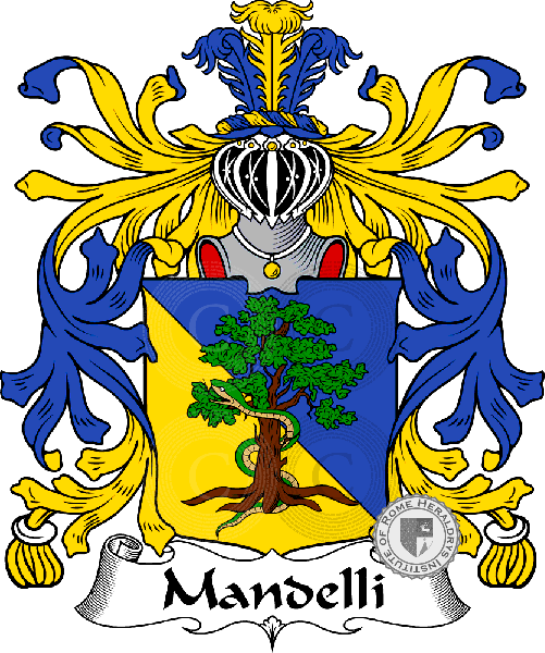 Escudo de la familia Mandelli