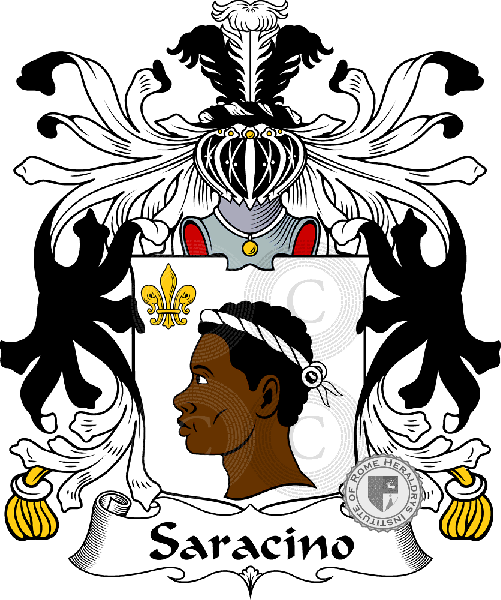 Coat of arms of family Saracino