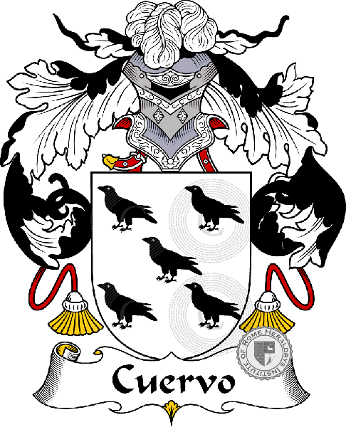 Escudo de la familia Cuervo