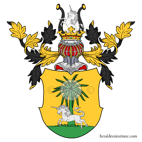 Coat of arms of family Hinkeldey   ref: 886426