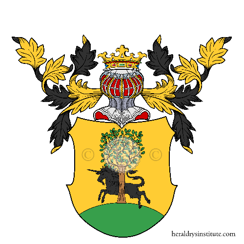 Coat of arms of family Hinkeldey   ref: 886427