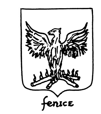 Image of the heraldic term: Fenice