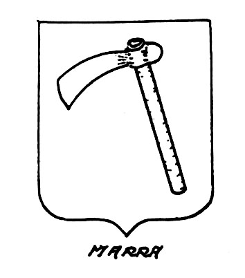 Image of the heraldic term: Marra
