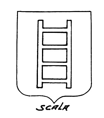 Imagen del término heráldico: Scala