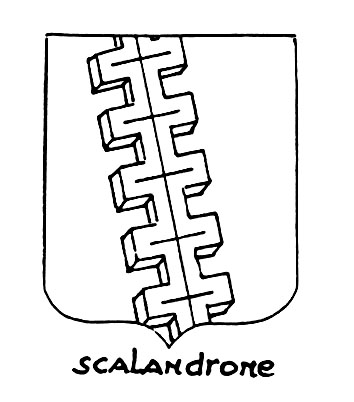 Imagen del término heráldico: Scalandrone