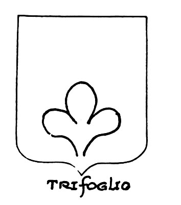 Image of the heraldic term: Trifoglio