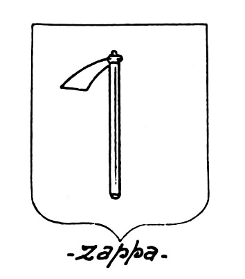 Image of the heraldic term: Zappa