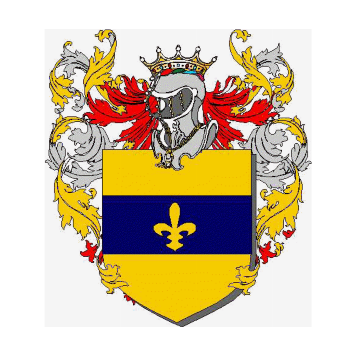 Coat of arms of family Lingua
