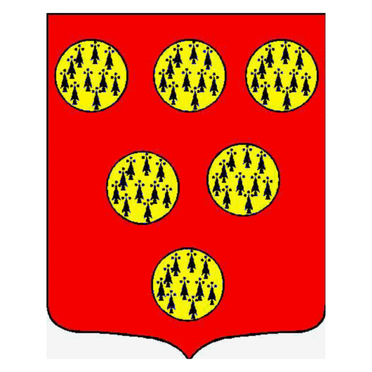 Wappen der Familie De Delme