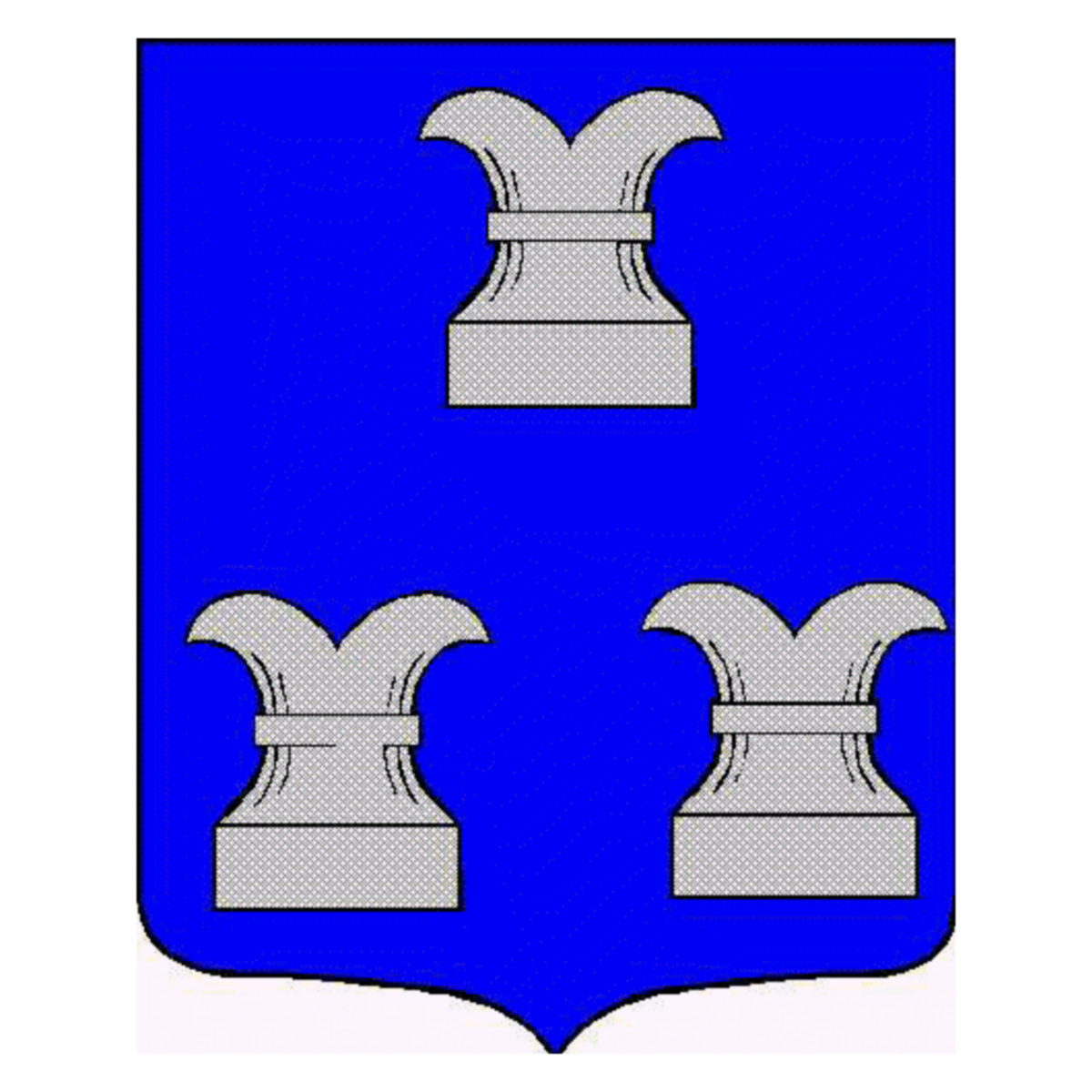 Coat of arms of family Cheyron Du Pavillon