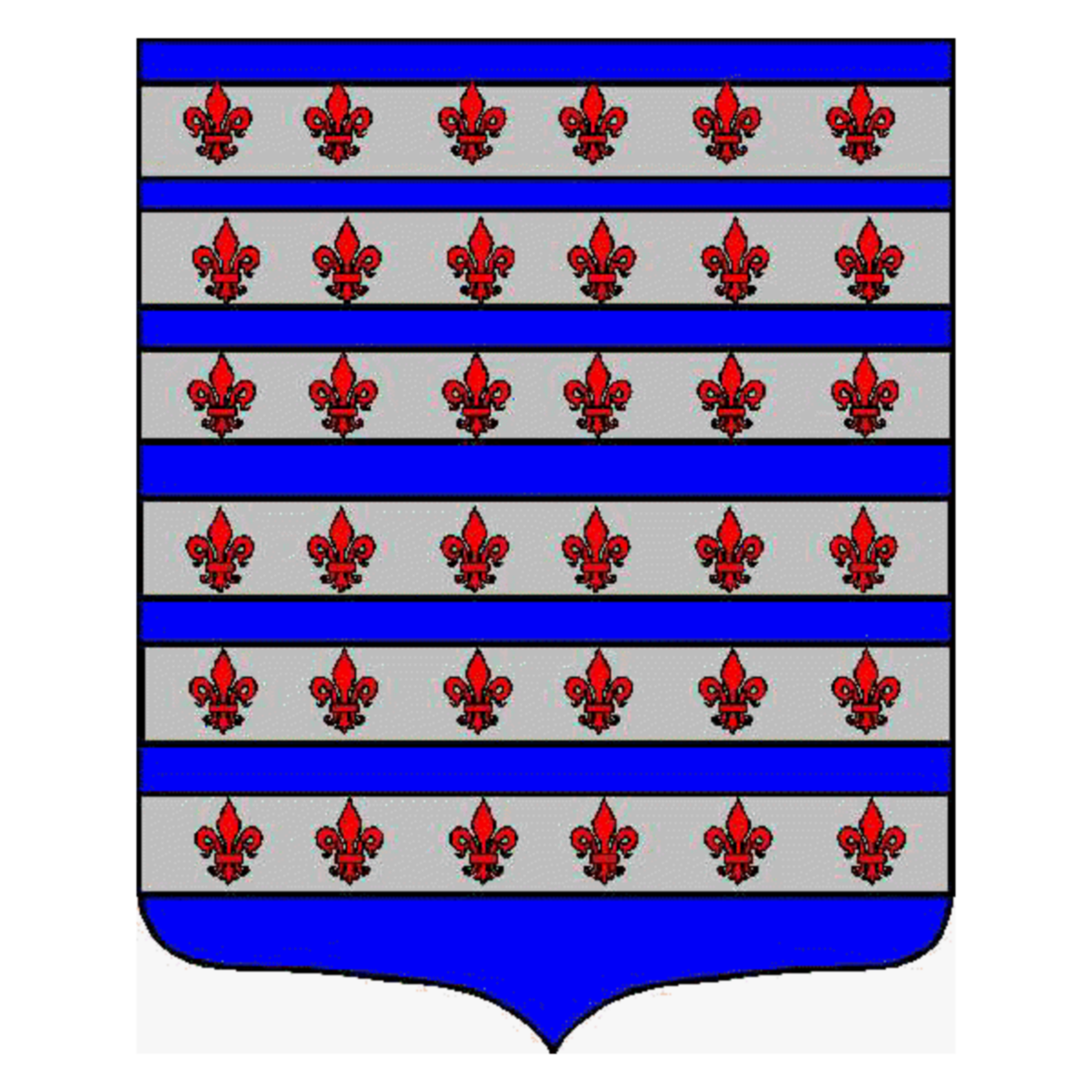 Escudo de la familia D'Hezecques