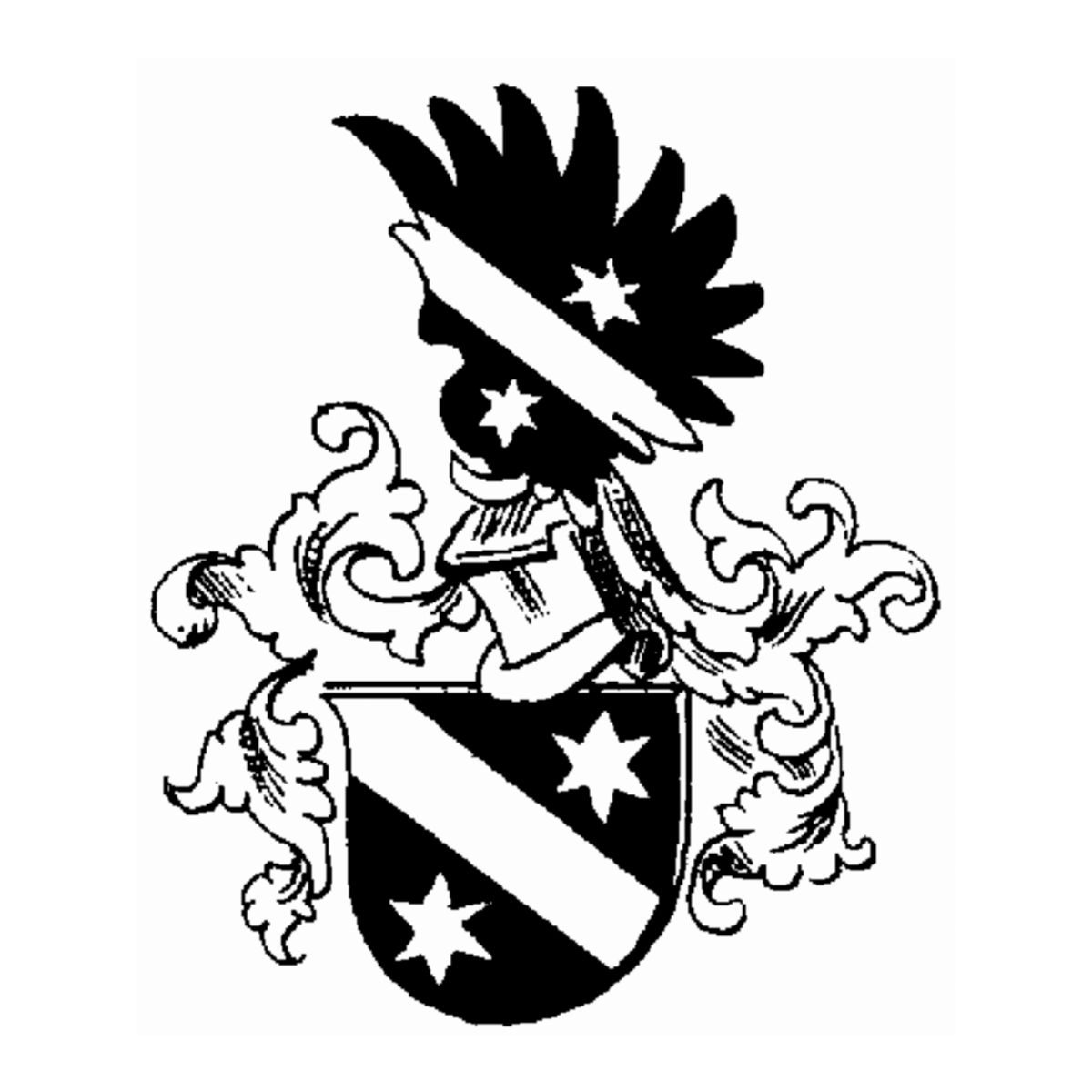 Coat of arms of family Sidenfaden