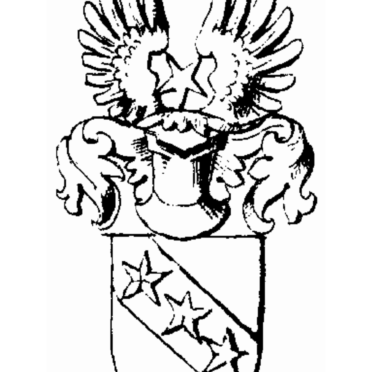 Coat of arms of family Leggstachel