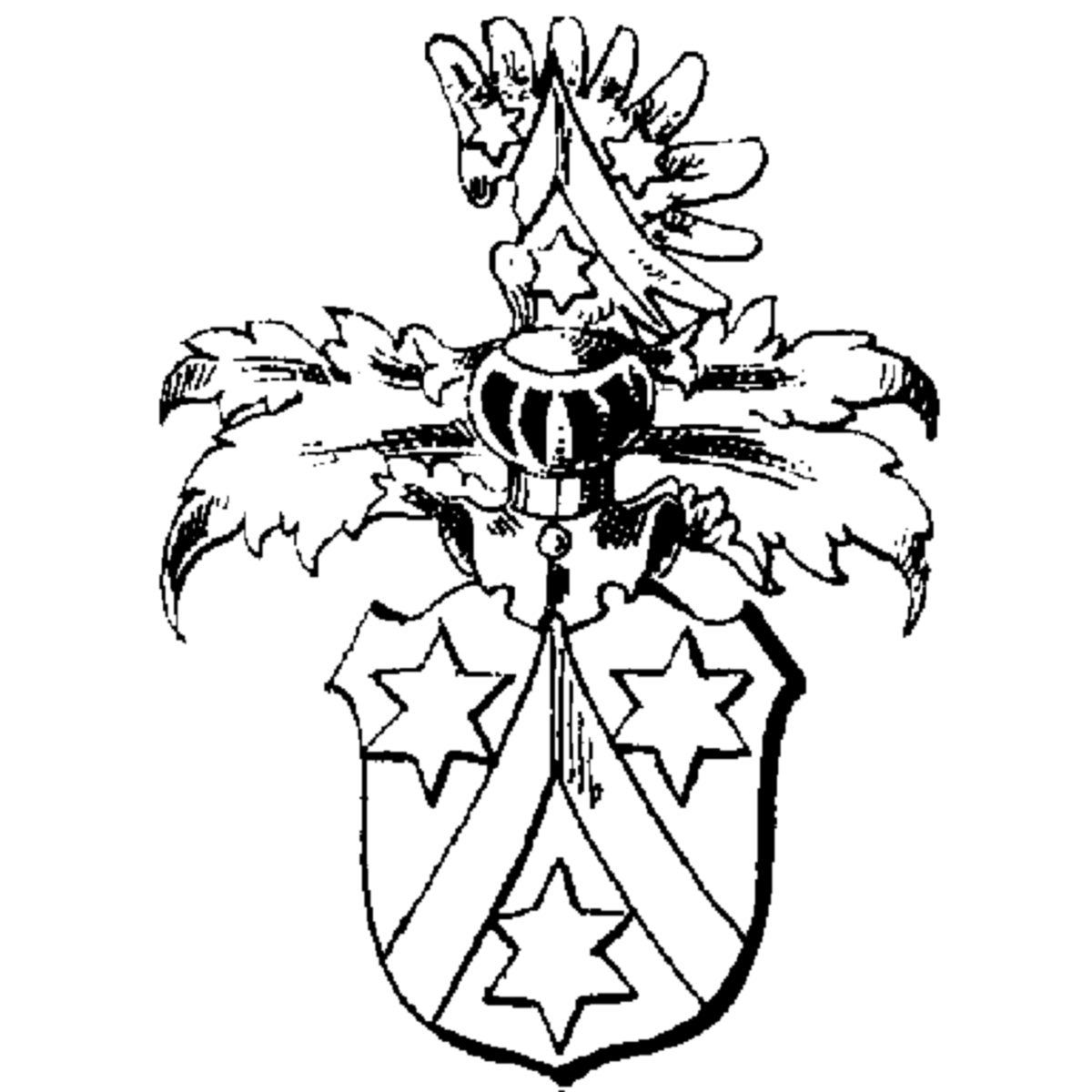 Coat of arms of family Cruzenechir