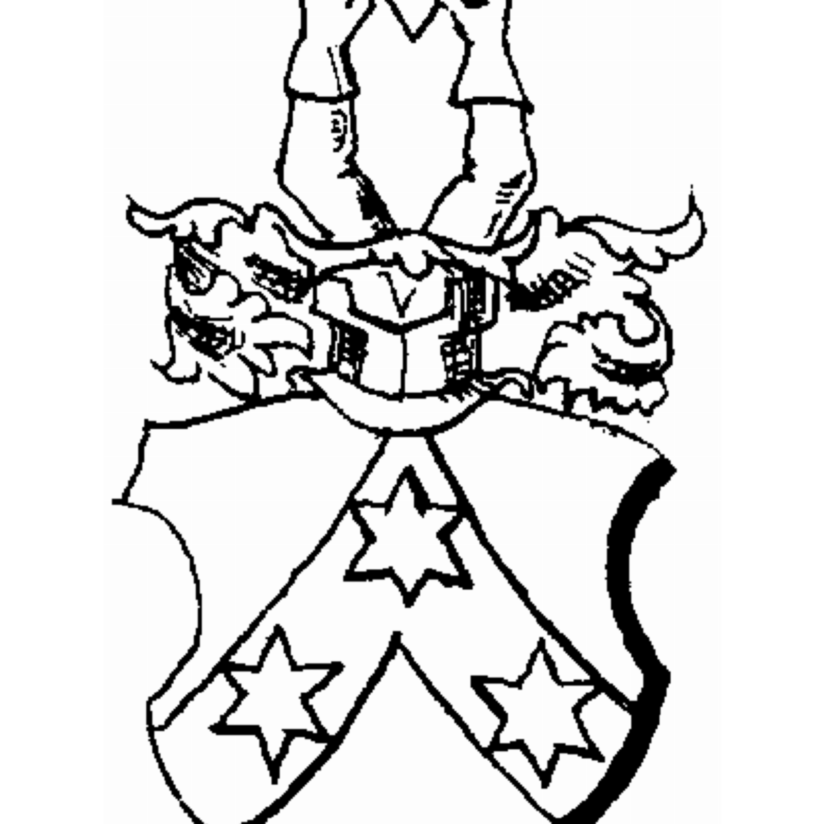 Coat of arms of family Krolle