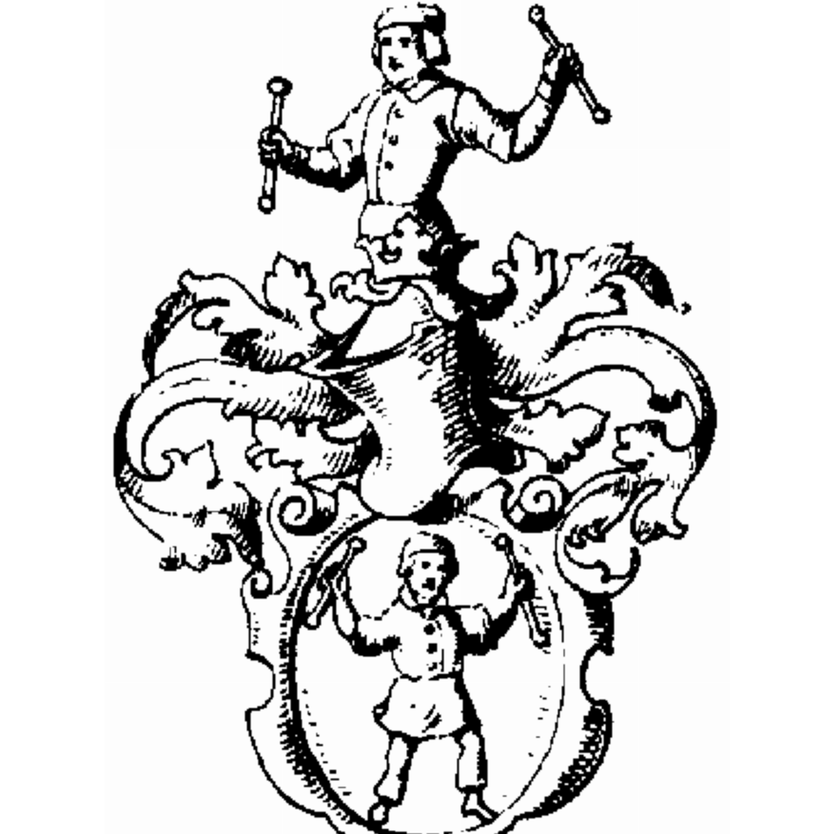 Coat of arms of family Brälerin
