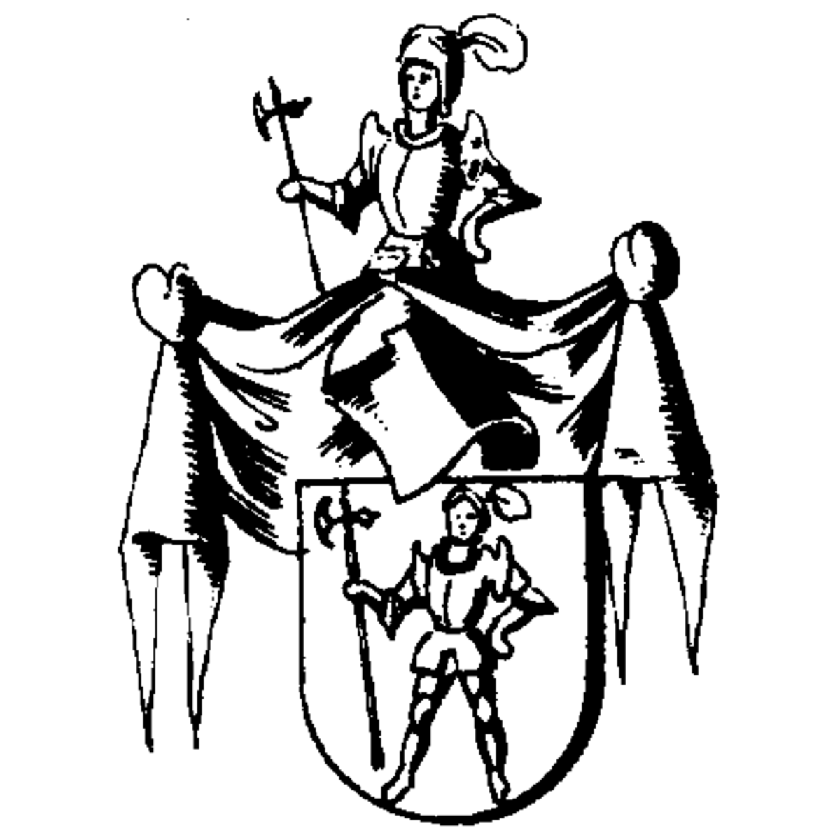 Wappen der Familie Wendeläcker