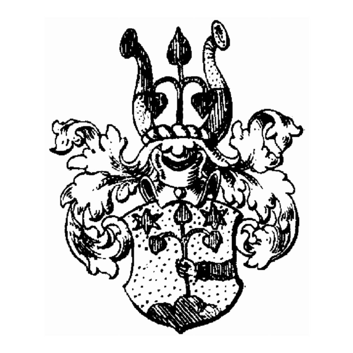 Coat of arms of family Gük Von Stromburg