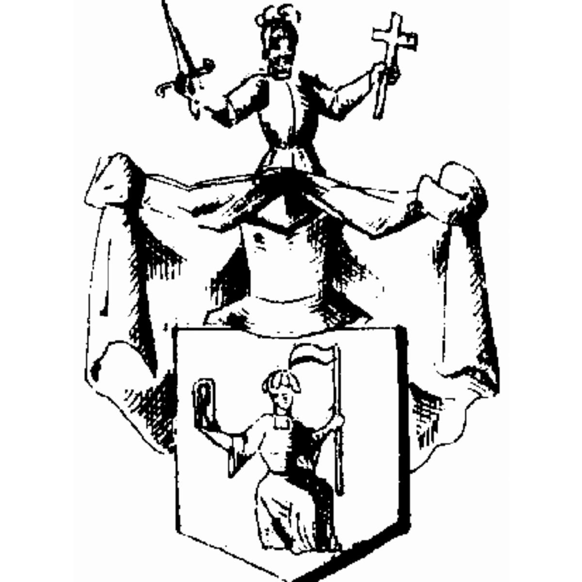 Wappen der Familie Von Der Hütt