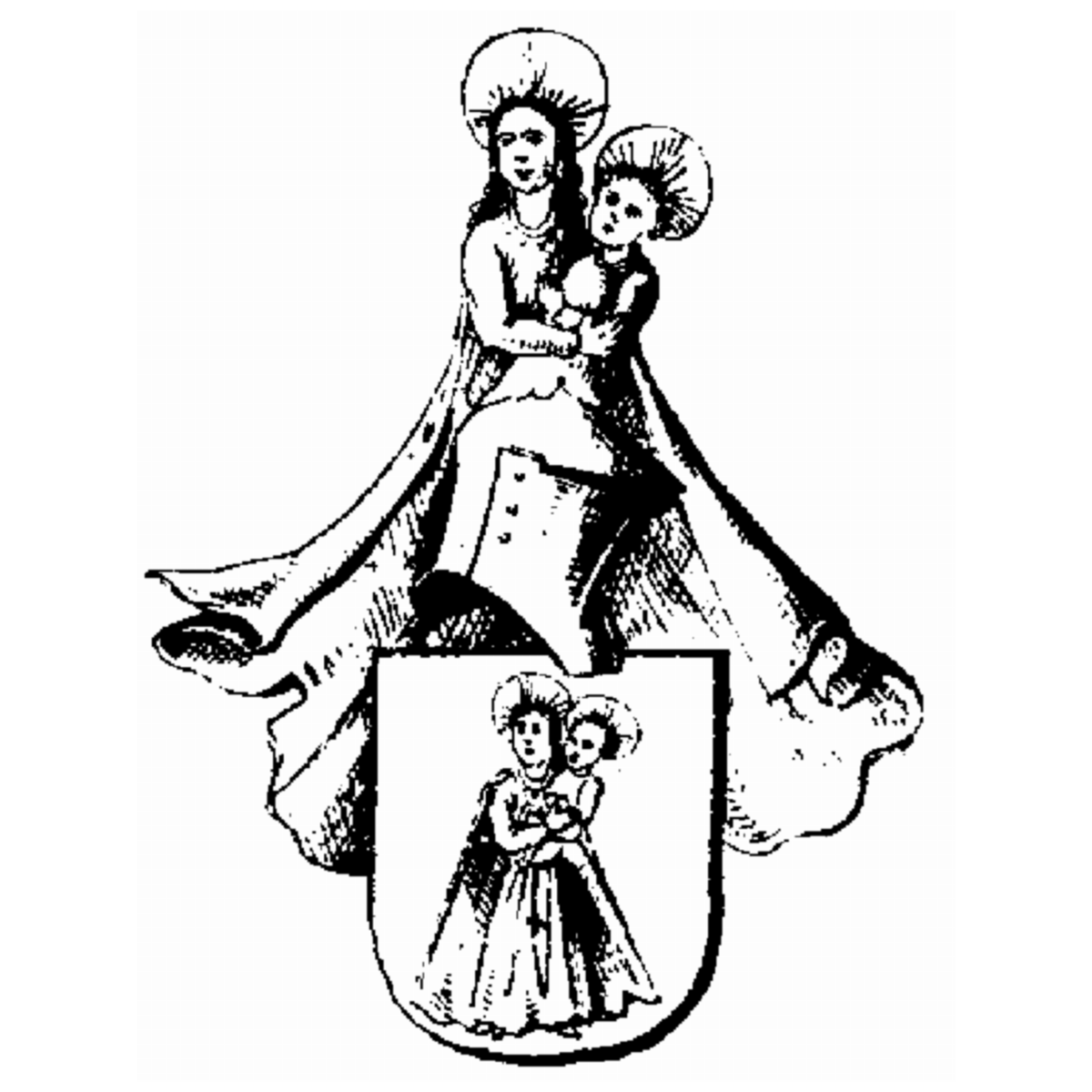 Coat of arms of family Kelker