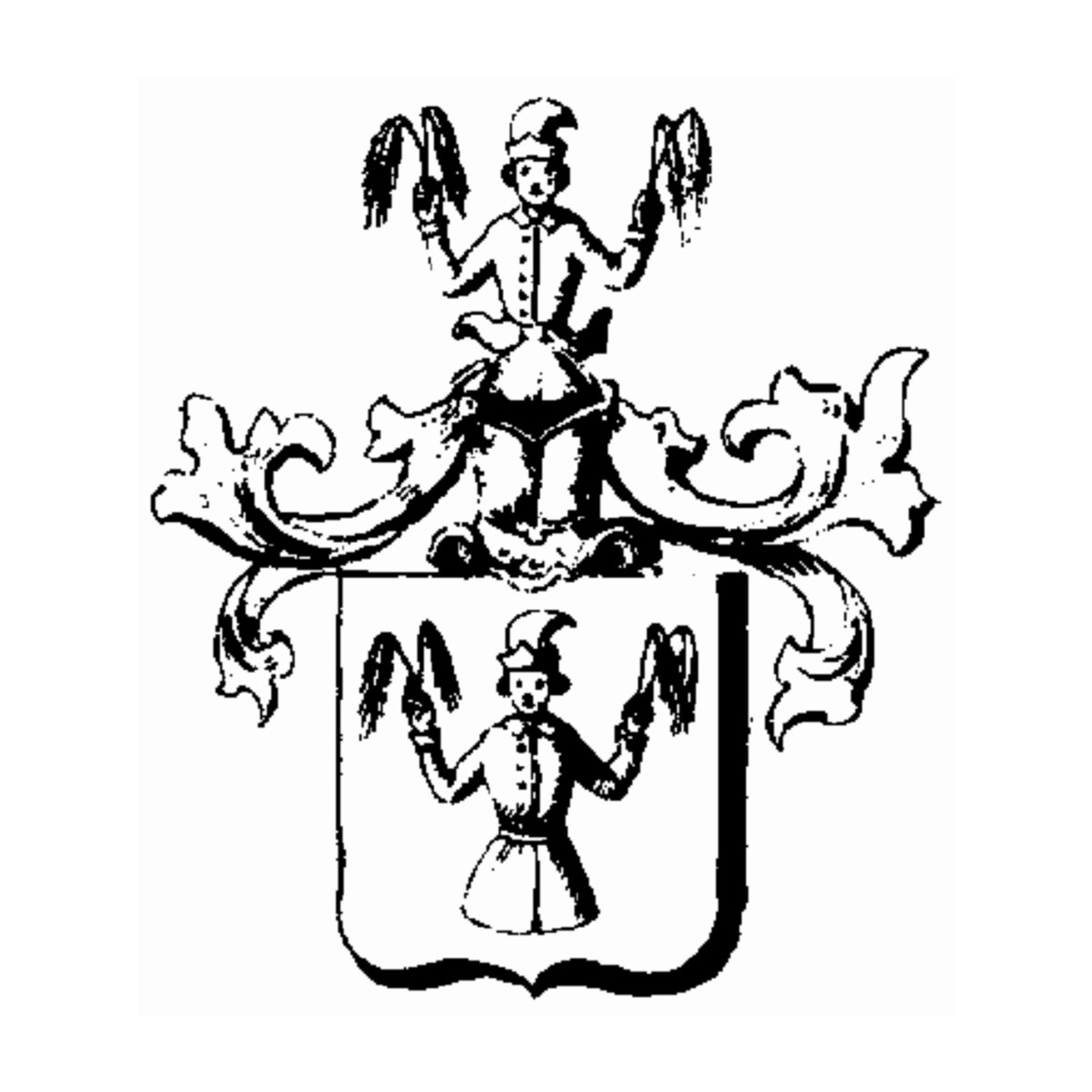 Wappen der Familie Strohkorf