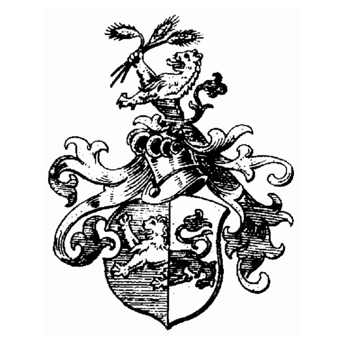 Escudo de la familia Waik Von Eßchen
