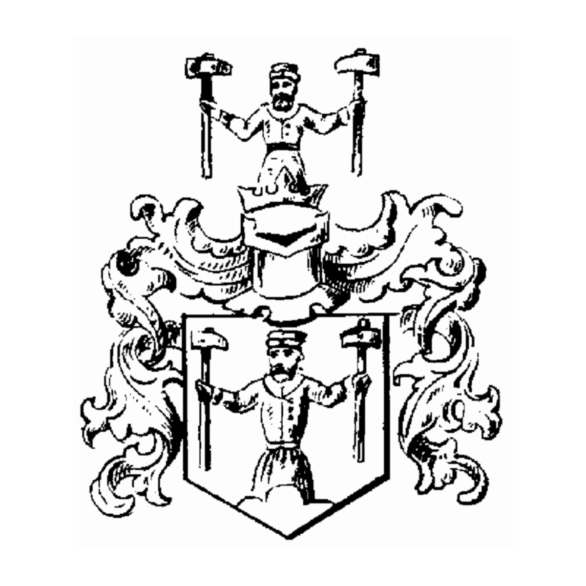 Coat of arms of family Hasenheier