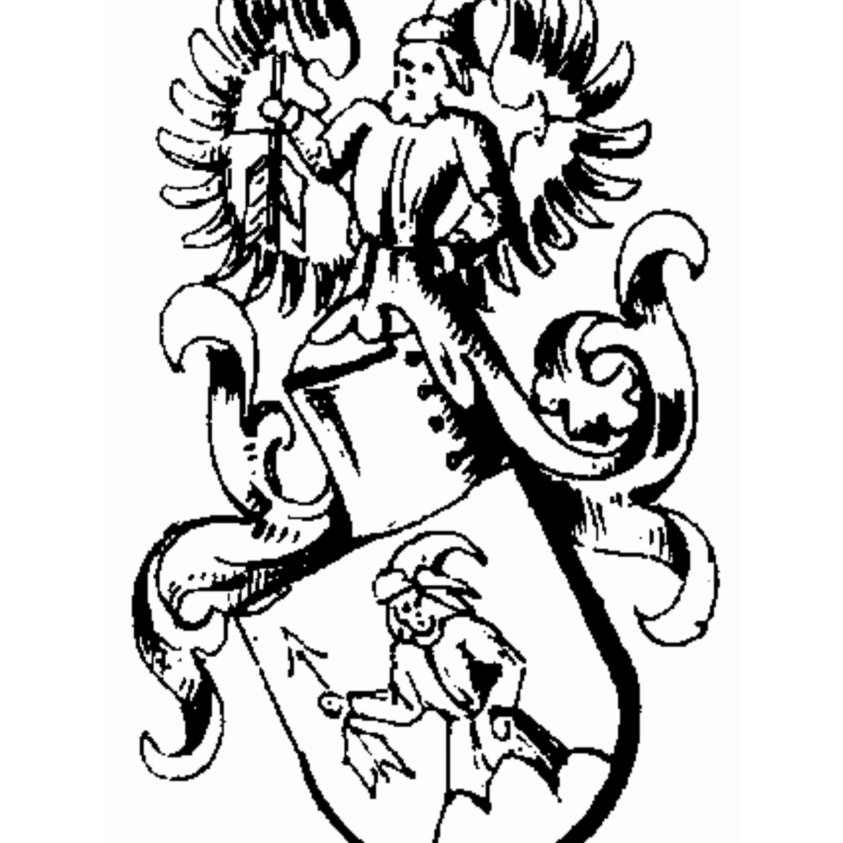 Escudo de la familia Von Feuerbach