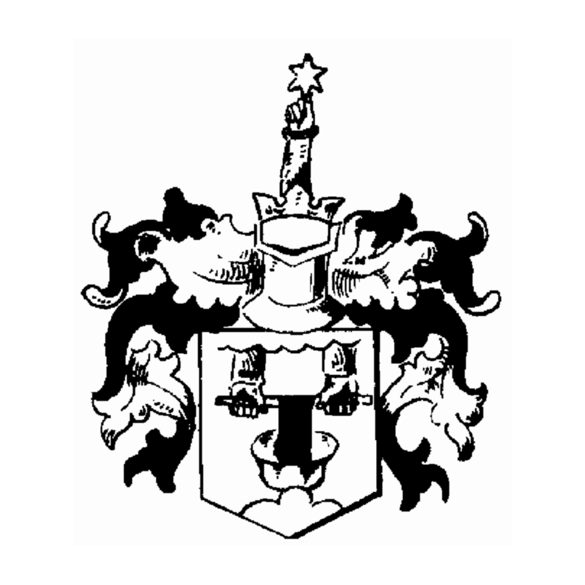 Coat of arms of family Aha