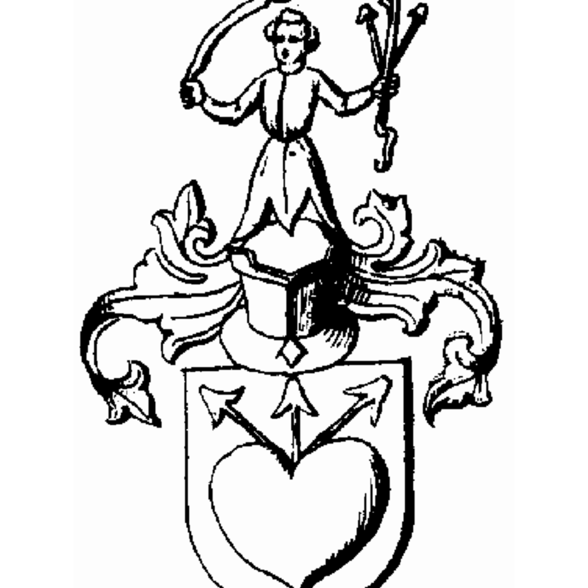 Coat of arms of family Hanseler