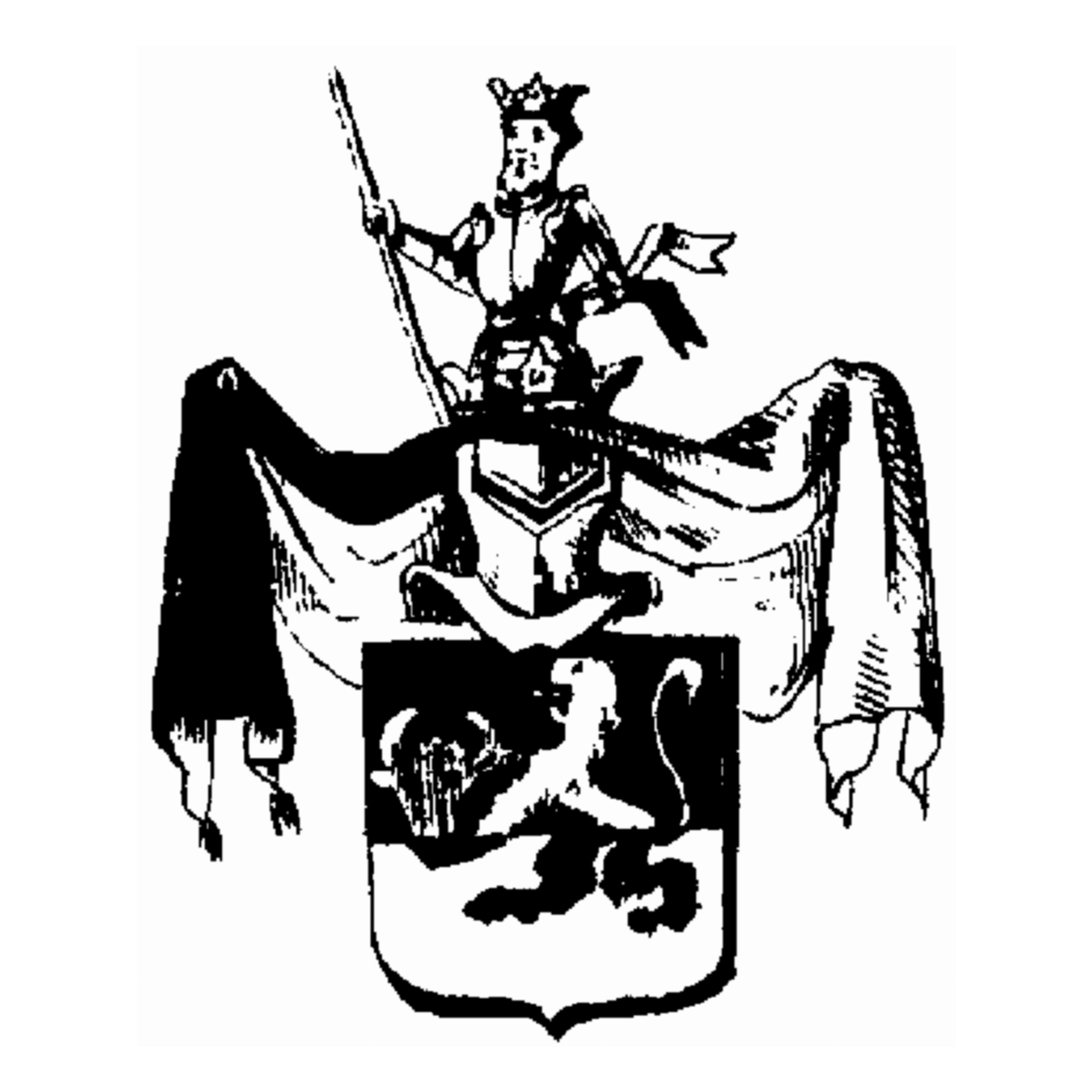 Coat of arms of family Trompeer