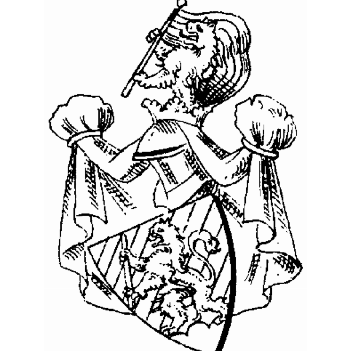 Coat of arms of family Frunbeck