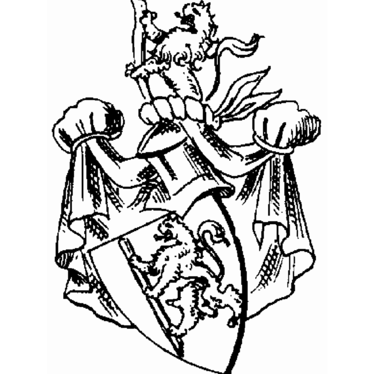 Escudo de la familia Lippe-Falkenflucht