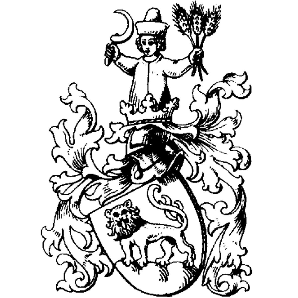 Wappen der Familie Hinkel