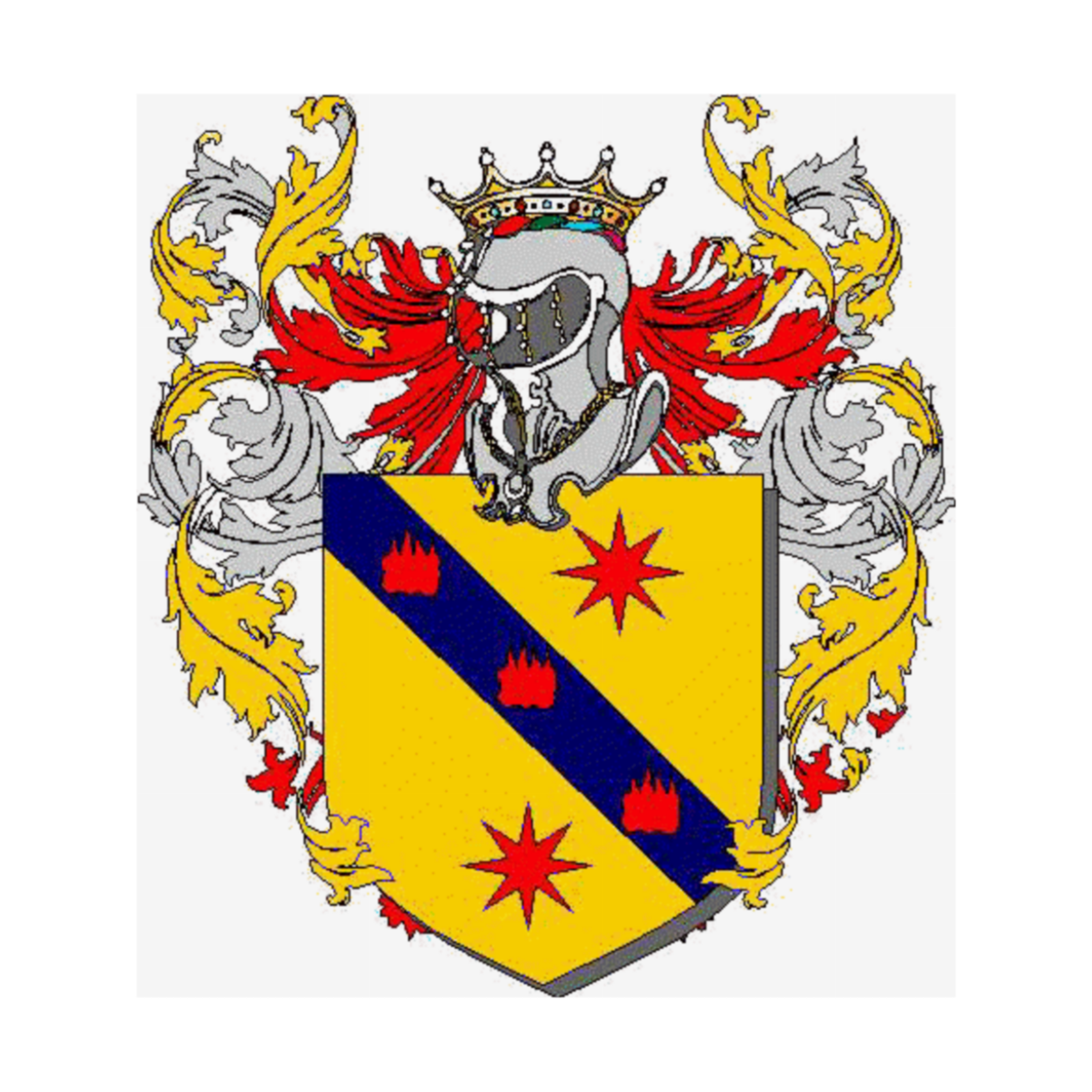 Coat of arms of family Bellaso